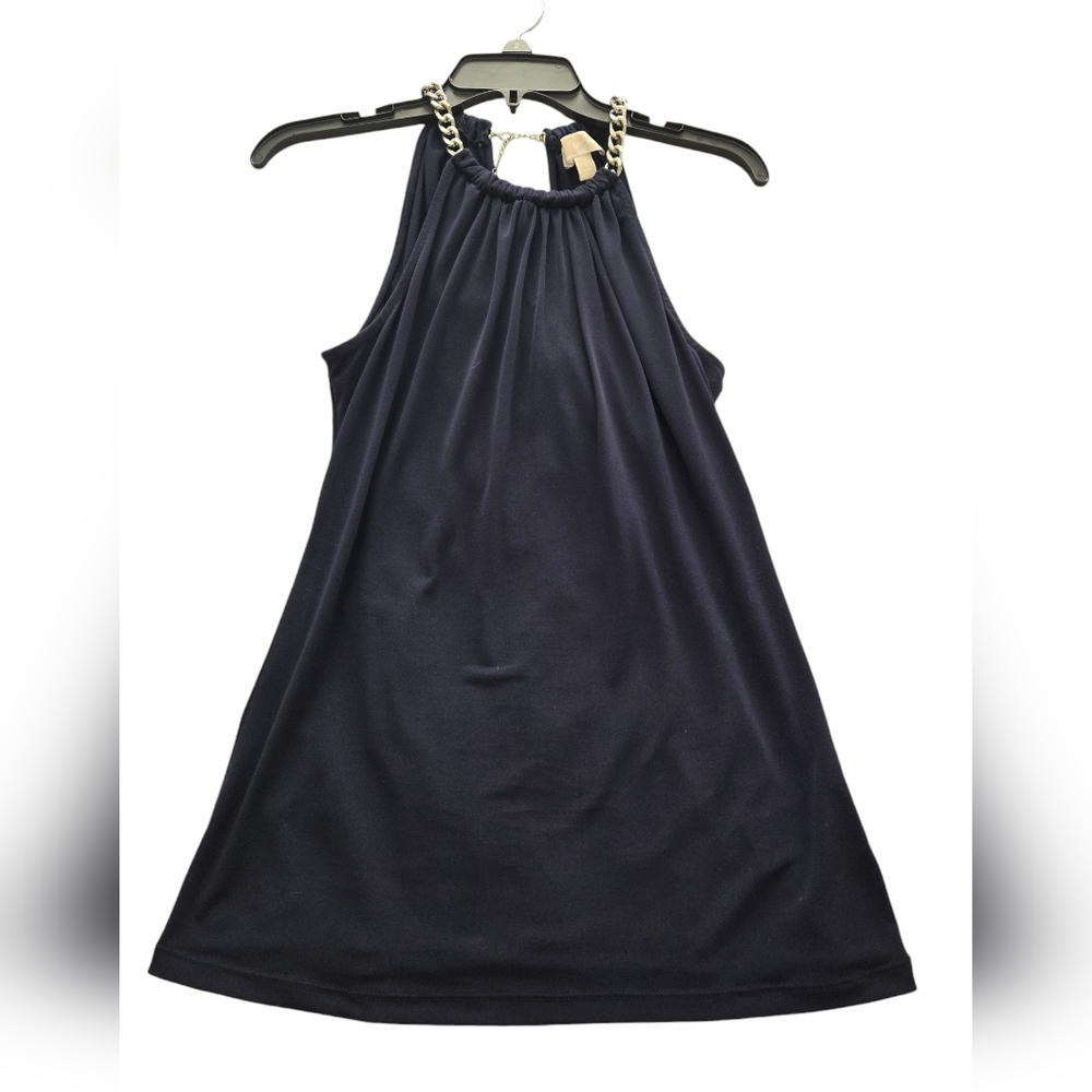 MICHAEL KORS Halter Top. Women's size S. Dark Navy Blue